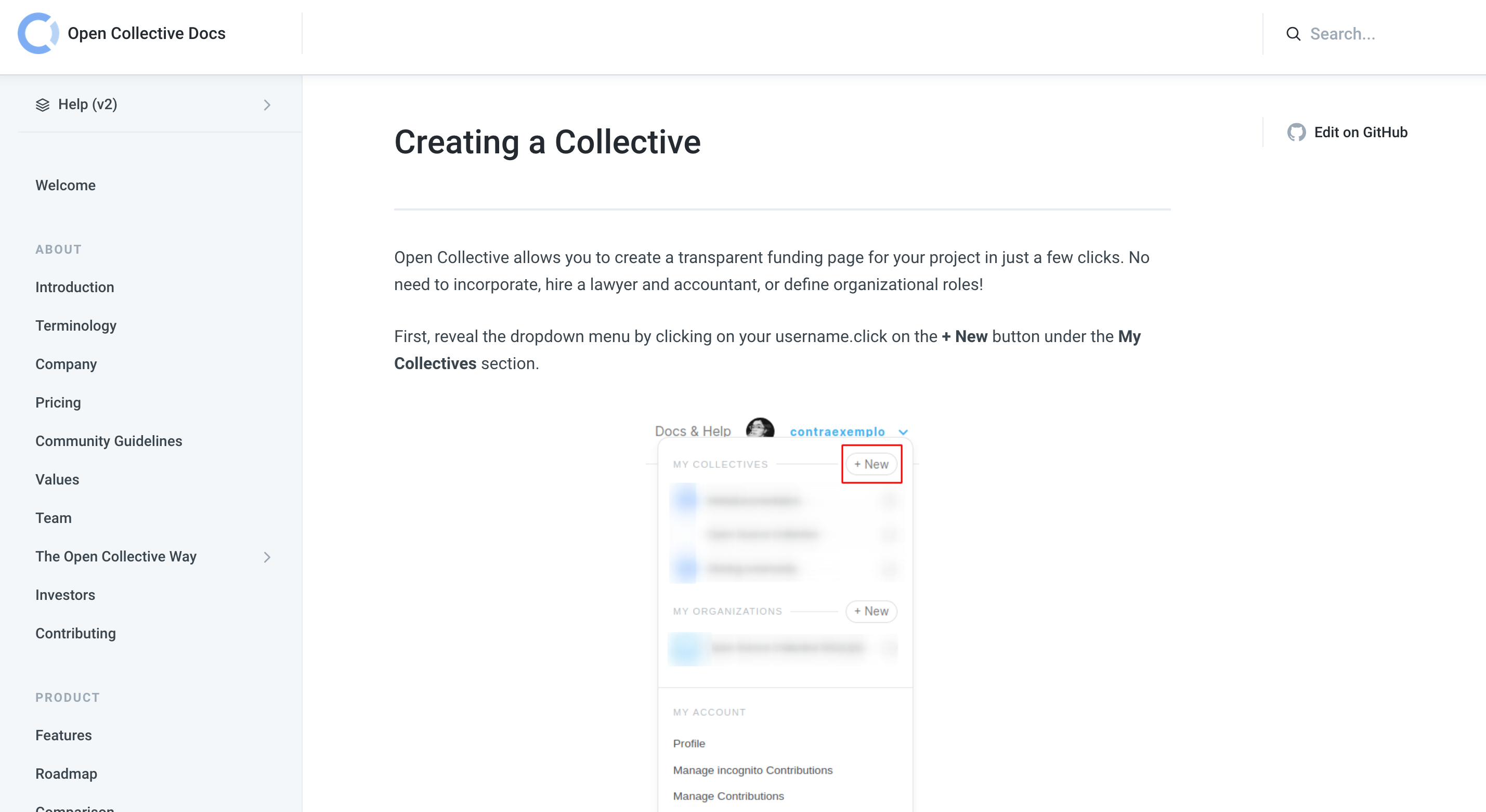 The new Creating a Collective page with more detailed instructions and screenshots!